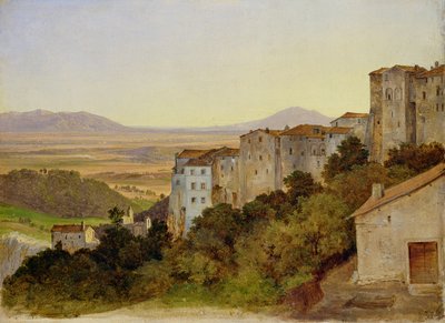 Veduta di Olevano, 1821-24 da Heinrich Reinhold